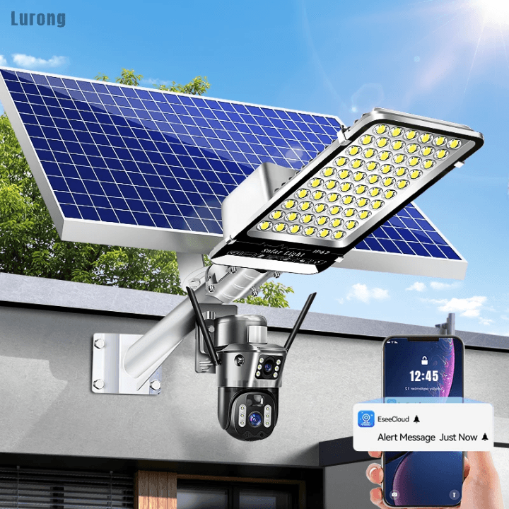 Solar street light with Camera