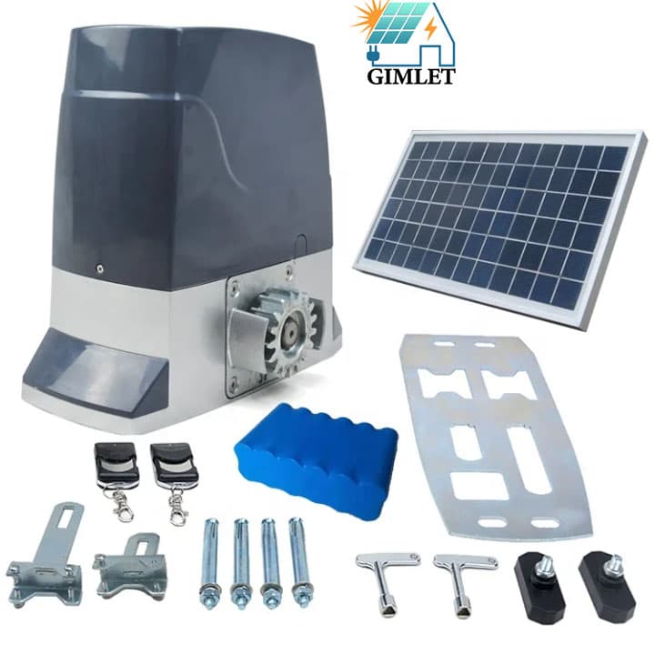 Solar Remote gate control with camera monitor
